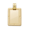 18K PLACA CHAPA ORO AMARILLO RECTANGULAR. 24X17 MM 18K PLACA CHAPA ORO AMARILLO RECTANGULAR. 24X17 MM