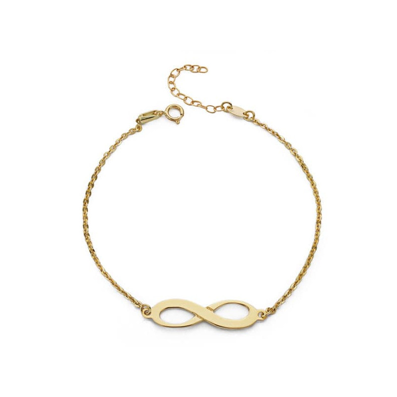 18K PULSERA ORO AMARILLO INFINITY 19.5 CM