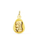 18K MEDALLA ORO AMARILLO VIRGEN NIÑA GOTA 17X10 MM 18K MEDALLA ORO AMARILLO VIRGEN NIÑA GOTA 17X10 MM