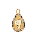 18K MEDALLA ORO AMARILLO VIRGEN NIÑA LAGRIMA TALLADA MATE Y BRILLO. MEDIDA: 20X13 MM 18K MEDALLA ORO AMARILLO VIRGEN NIÑA LAGRIMA TALLADA MATE Y BRILLO. MEDIDA: 20X13 MM