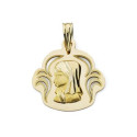 18K MEDALLA ORO AMARILLO VIRGEN NIÑA CALADA 19X17 MM 18K MEDALLA ORO AMARILLO VIRGEN NIÑA CALADA 19X17 MM