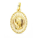 18K MEDALLA ORO AMARILLO VIRGEN NIÑA CERCO CALADO 22X14 MM 18K MEDALLA ORO AMARILLO VIRGEN NIÑA CERCO CALADO 22X14 MM