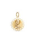 9K MEDALLA ORO AMARILLO VIRGEN NIÑA REDONDA CALADA MATE Y BRILLO. MEDIDA: 18 X 15 MM 9K MEDALLA ORO AMARILLO VIRGEN NIÑA REDONDA CALADA MATE Y BRILLO. MEDIDA: 18 X 15 MM