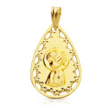 18K MEDALLA ORO AMARILLO VIRGEN NIÑA CALADA 22X14 MM 18K MEDALLA ORO AMARILLO VIRGEN NIÑA CALADA 22X14 MM