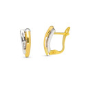 18K PENDIENTES ORO BICOLOR COMUNION CIRCONITA 14X5 MM CATALAN 18K PENDIENTES ORO BICOLOR COMUNION CIRCONITA 14X5 MM CATALAN