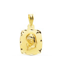 18K MEDALLA ORO AMARILLO VIRGEN NIÑA 19X14 MM 1.90 GR