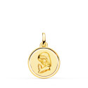 18K MEDALLA ORO AMARILLO VIRGEN NIÑA BISEL 16 MM 18K MEDALLA ORO AMARILLO VIRGEN NIÑA BISEL 16 MM