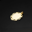18K MEDALLA ORO AMARILLO VIRGEN NIÑA PERFIL CERCO CALADO BRILLO 23X16 MM 18K MEDALLA ORO AMARILLO VIRGEN NIÑA PERFIL CERCO CALADO BRILLO 23X16 MM