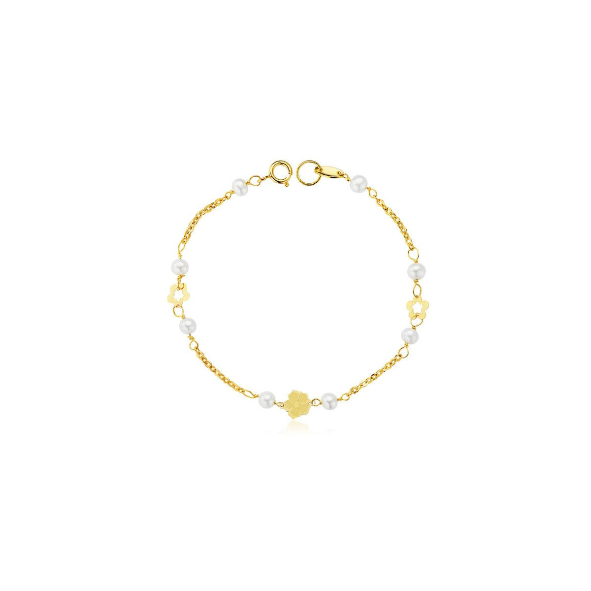 18K PULSERA PERLA 3 MM 17CM