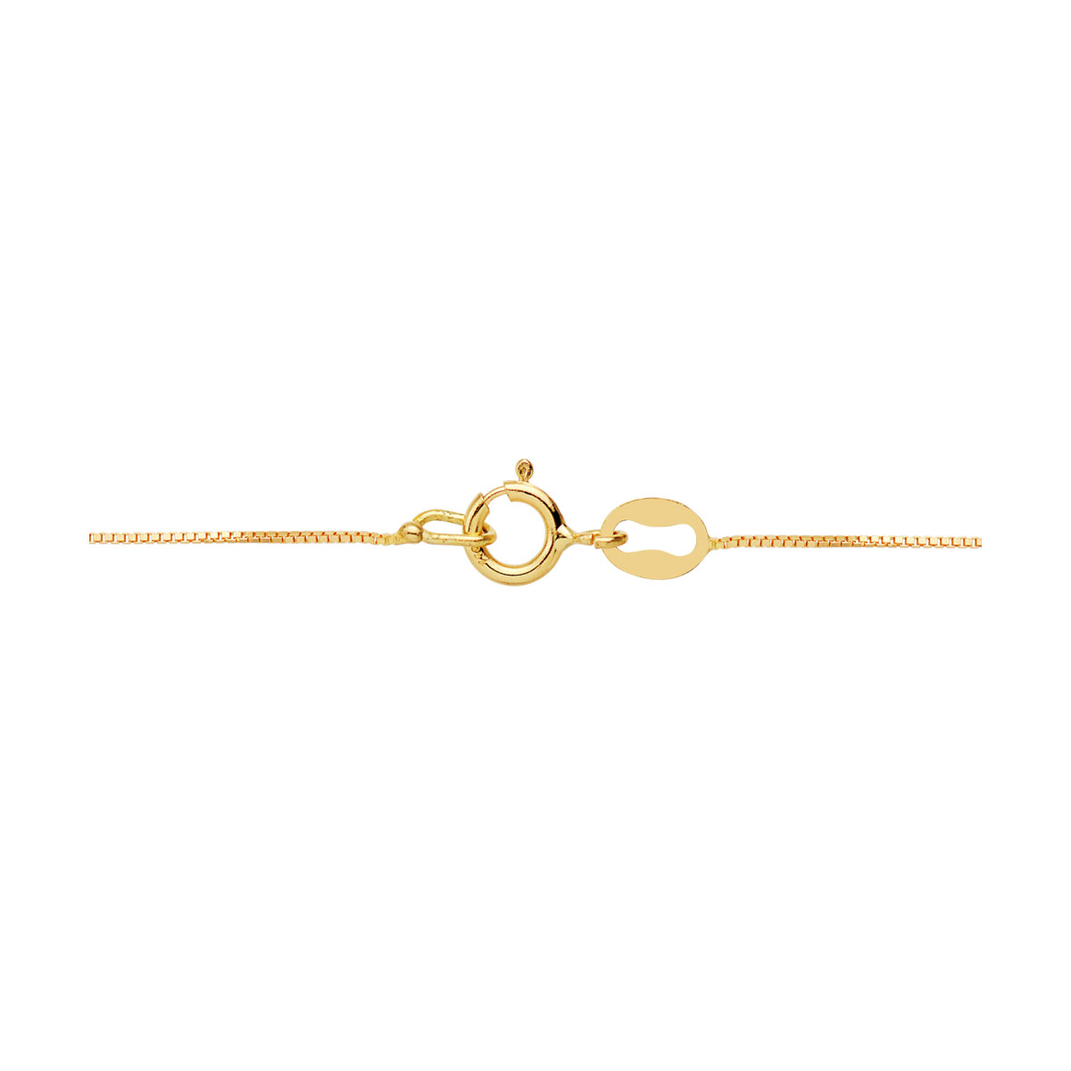 18K COLGANTE ORO AMARILLO ARBOL DE LA VIDA 15 MM CADENA VENECIANA 42CM