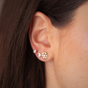 18K PENDIENTES ORO AMARILLO FLOR CON PERLAS 3MM Y CIRCONITAS 8,5 MM. CIERRE PRESION 18K PENDIENTES ORO AMARILLO FLOR CON PERLAS 3MM Y CIRCONITAS 8,5 MM. CIERRE PRESION
