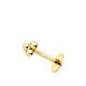 18K PIERCING OREJA ORO AMARILLO PIRAMIDE TRES BOLITAS 4X3.5 MM ( UNIDAD ) 18K PIERCING OREJA ORO AMARILLO PIRAMIDE TRES BOLITAS 4X3.5 MM ( UNIDAD )