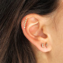 18K PENDIENTES EAR CUFF CARTILAGO OREJA ORO AMARILLO CIRCONITA 15 MM ALTO 18K PENDIENTES EAR CUFF CARTILAGO OREJA ORO AMARILLO CIRCONITA 15 MM ALTO