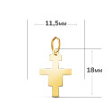 18K COLGANTE ORO AMARILLO CRUZ DE SAN DAMIAN EN BRILLO. MEDIDA: 18 X 11,5 MM 18K COLGANTE ORO AMARILLO CRUZ DE SAN DAMIAN EN BRILLO. MEDIDA: 18 X 11,5 MM