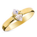 9K SORTIJA SOLITARIO SEÑORA ORO AMARILLO CON CIRCONITA MARQUISE DE 8X4 MM 9K SORTIJA SOLITARIO SEÑORA ORO AMARILLO CON CIRCONITA MARQUISE DE 8X4 MM