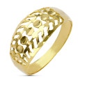 9K SORTIJA ORO AMARILLO TALLADA DIAMANTADA ANCHO 10 MM 9K SORTIJA ORO AMARILLO TALLADA DIAMANTADA ANCHO 10 MM