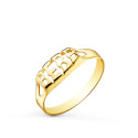 9K SELLO ORO AMARILLO PALABRA BEBE CALADA. ANCHO: 4 MM 9K SELLO ORO AMARILLO PALABRA BEBE CALADA. ANCHO: 4 MM