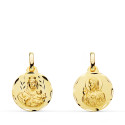 9K ESCAPULARIO ORO AMARILLO TALLADO VIRGEN DEL CARMEN CORAZON DE JESUS 14 MM 9K ESCAPULARIO ORO AMARILLO TALLADO VIRGEN DEL CARMEN CORAZON DE JESUS 14 MM