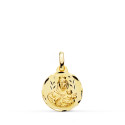 9K ESCAPULARIO ORO AMARILLO TALLADO VIRGEN DEL CARMEN CORAZON DE JESUS 14 MM 9K ESCAPULARIO ORO AMARILLO TALLADO VIRGEN DEL CARMEN CORAZON DE JESUS 14 MM