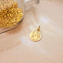 9K MEDALLA ORO AMARILLO SANTA RITA BISEL 14 MM