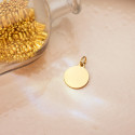 9K MEDALLA ORO AMARILLO SANTA RITA BISEL 14 MM