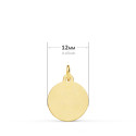 18K MEDALLA ORO AMARILLO SAN ANTONIO BISEL 12 MM 18K MEDALLA ORO AMARILLO SAN ANTONIO BISEL 12 MM
