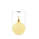 18K MEDALLA ORO AMARILLO SAN ANTONIO BISEL 14 MM 18K MEDALLA ORO AMARILLO SAN ANTONIO BISEL 14 MM