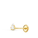 18K PIERCING OREJA ORO AMARILLO TRIANGULO CIRCONITA GARRAS 3X3 MM 18K PIERCING OREJA ORO AMARILLO TRIANGULO CIRCONITA GARRAS 3X3 MM