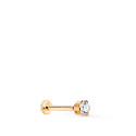 18K PIERCING DE OREJA ORO AMARILLO CIRCONITA CON GARRAS 3,5 MM. GRUESO BARRA 1.20 MM. CIERRE TUERCA 18K PIERCING DE OREJA ORO AMARILLO CIRCONITA CON GARRAS 3,5 MM. GRUESO BARRA 1.20 MM. CIERRE TUERCA