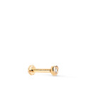 18K PIERCING DE OREJA ORO AMARILLO CORAZON 3X3 MM CON CIRCONITA. GRUESO BARRA 1.20 MM. CIERRE TUERCA 18K PIERCING DE OREJA ORO AMARILLO CORAZON 3X3 MM CON CIRCONITA. GRUESO BARRA 1.20 MM. CIERRE TUERCA
