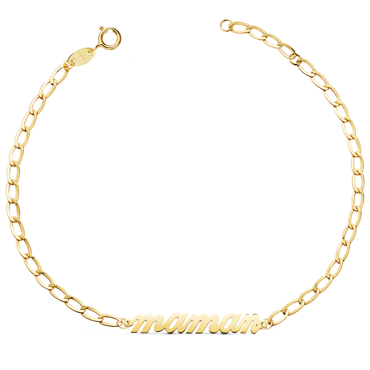 18K PULSERA ORO AMARILLO MAMAN CADENA BILBAO 2.5MM. LARGO: 20CM