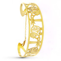 18K PULSERA ORO AMARILLO RIGIDA ELEFANTES LASER 20 MM 18K PULSERA ORO AMARILLO RIGIDA ELEFANTES LASER 20 MM