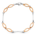 18K PULSERA ORO BICOLOR LONGITUD TOTAL 20CM 18K PULSERA ORO BICOLOR LONGITUD TOTAL 20CM
