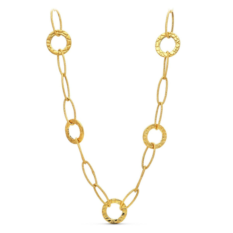 18K GARGANTILLA ORO AMARILLO ESLABONES