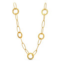 18K GARGANTILLA ORO AMARILLO ESLABONES 18K GARGANTILLA ORO AMARILLO ESLABONES