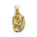 18K COLGANTE ORO AMARILLO PAREJA ENAMORADOS 25X13MM C. AMOR 18K COLGANTE ORO AMARILLO PAREJA ENAMORADOS 25X13MM C. AMOR