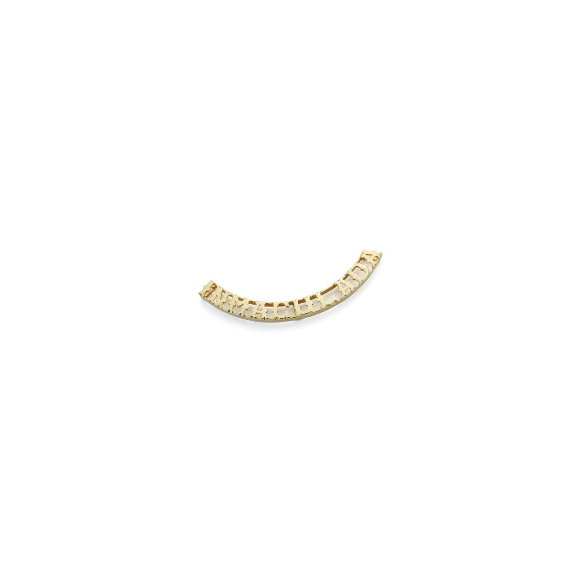 18K COLGANTE NOMBRE PERSONALIZADO ORO AMARILLO 10 LETRAS