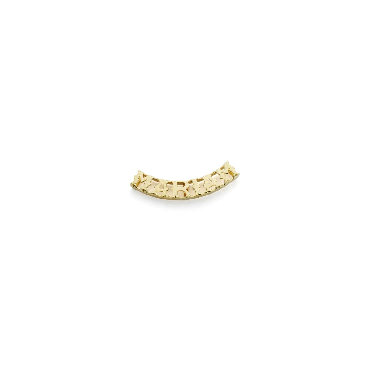 18K COLGANTE ORO AMARILLO NOMBRE PERSONALIZADO 6 LETRAS.