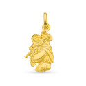 18K MEDALLA ORO AMARILLO SAN ANTONIO SILUETA 20X12 MM