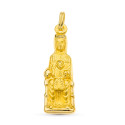 18K MEDALLA SILUETA ORO AMARILLO VIRGEN DE MONSERRAT 34X11 MM 18K MEDALLA SILUETA ORO AMARILLO VIRGEN DE MONSERRAT 34X11 MM