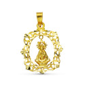 18K MEDALLA ORO AMARILLO VIRGEN DE TISCAR CERCO 25X20 MM 18K MEDALLA ORO AMARILLO VIRGEN DE TISCAR CERCO 25X20 MM