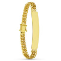 18K PULSERA ESCLAVA ORO AMARILLO CARAQUEÑA 19CM ANCHO 7 MM 18K PULSERA ESCLAVA ORO AMARILLO CARAQUEÑA 19CM ANCHO 7 MM