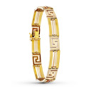 18K PULSERA ORO BICOLOR CABALLERO LONGITUD 19CM ANCHO 10 MM 18K PULSERA ORO BICOLOR CABALLERO LONGITUD 19CM ANCHO 10 MM