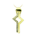 18K CRUZ ORO AMARILLO CIRCONITA 31X14 MM 18K CRUZ ORO AMARILLO CIRCONITA 31X14 MM