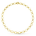 18K GARGANTILLA ORO BICOLOR ESLABONES 8 MM 42CM 18K GARGANTILLA ORO BICOLOR ESLABONES 8 MM 42CM