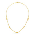 18K GARGANTILLA ORO AMARILLO OSOS 6 MM LARGO 45CM 18K GARGANTILLA ORO AMARILLO OSOS 6 MM LARGO 45CM
