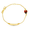 18K PULSERA ESCLAVA ORO AMARILLO MARIQUITA 16CM 18K PULSERA ESCLAVA ORO AMARILLO MARIQUITA 16CM