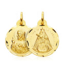 18K ESCAPULARIO ORO AMARILLO CORAZON DE JESUS VIRGEN DE LA CANDELARIA ORO AMARILLO 20 MM 18K ESCAPULARIO ORO AMARILLO CORAZON DE JESUS VIRGEN DE LA CANDELARIA ORO AMARILLO 20 MM