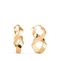 18K AROS ORO AMARILLO OCHOS GRECA HUECOS. MEDIDA 26X16 MM. CIERRE GANCHO 18K AROS ORO AMARILLO OCHOS GRECA HUECOS. MEDIDA 26X16 MM. CIERRE GANCHO