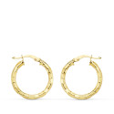 18K AROS ORO AMARILLO HUECOS CUADRADOS 20X2 MM 18K AROS ORO AMARILLO HUECOS CUADRADOS 20X2 MM